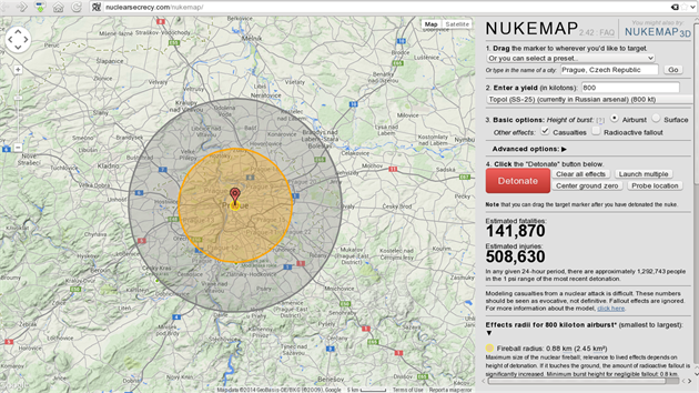 Aktuln nejmocnj jadernou zbran v ruskm arzenlu je mezikontinentln balistick stela SS-25 Topol.