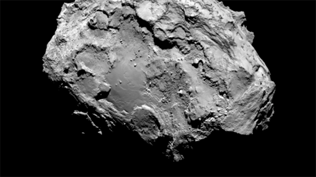 Snmek komety urjumov-Gerasimenko pozen Rosettou 3. srpna 2014 a uveejnn 6.8.2014 zachycuje kometu urjumov-Gerasimenko  ze vzdlenosti 285 kilometr. Rozlien fotky je 5,3 metr na pixel.