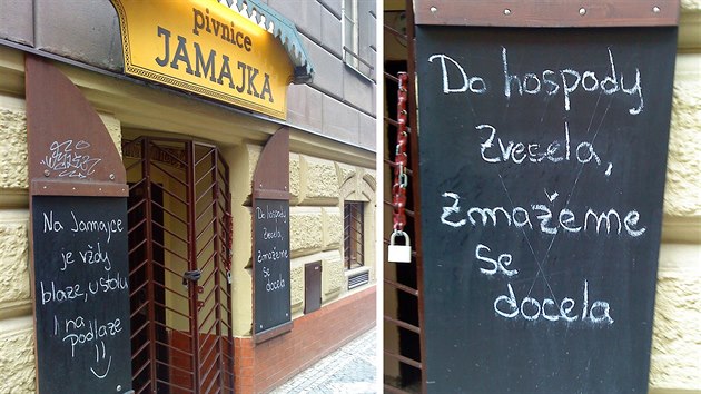 Pivnice Jamajka na Praze 5 ádné sloitosti nevymýlí. (Záí 2013)