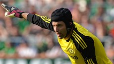 Petr Čech, brankář Chelsea, během letní přípravy 2014. Petr Čech, brankář Chelsea, během letní přípravy 2014.