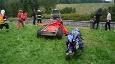 Zásah u nehody motorkáe na pehrad Sou.