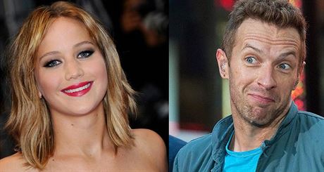 Chris Martin a Jennifer Lawrencová