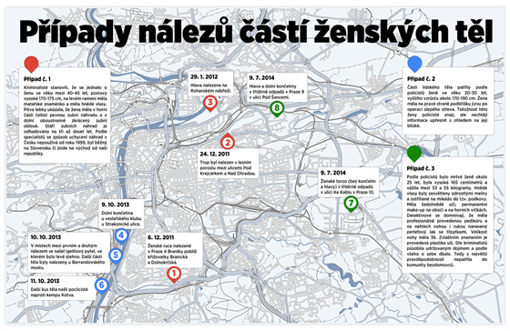 MAPA: Ppady nlez st enskch tl