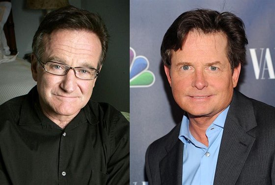 Robin Williams a Michael J. Fox