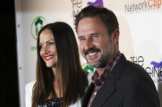 David Arquette a Christina McLarty (Los Angeles, 6. srpna 2014)
