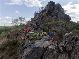 Danny Meník, rekord, 208 metr, slackline,highline, Divoká árka.