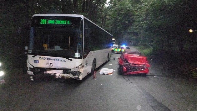 eln stet felicie a autobusu v Ochozu u Brna (12. srpna, 2014).