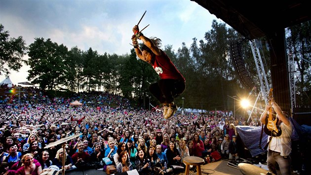 Kapela Krytof na festivalu Krytof Kemp ve Svojicch (16. srpna 2014)