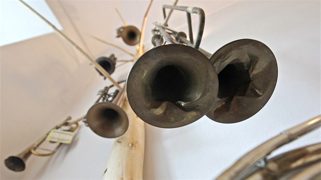 Nov oteven muzeum v Lesonicch na Tebsku pedstavuje muzikanty i selskou rebelii. (16. srpna 2014)
