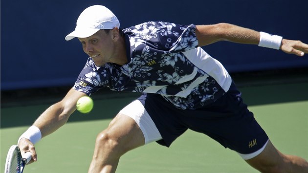 Tom Berdych na turnaji v Cincinnati