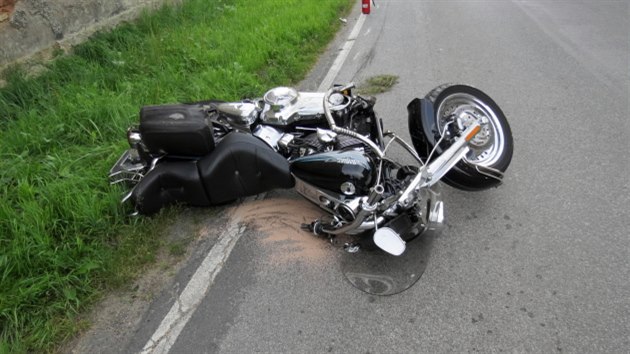 Ptaedestilet idi Harley Davidson utrpl pi stetu tk zrann.