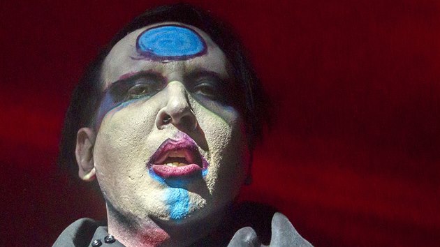 Marilyn Manson vystoupil 12. srpna 2014 ve vyprodan prask Lucern.