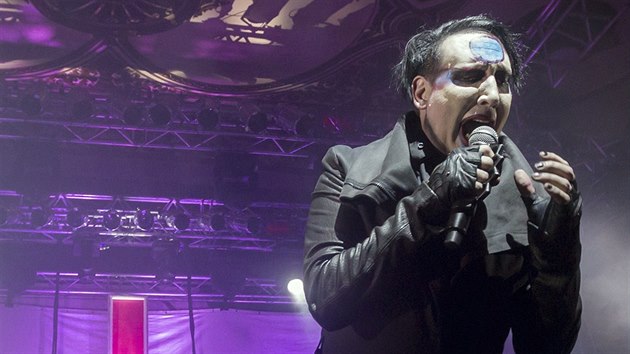 Marilyn Manson vystoupil 12. srpna 2014 ve vyprodan prask Lucern.