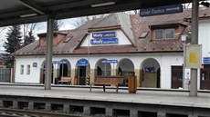 Vlakové nádraží v Mostech u Jablunkova. Vlakové nádraží v Mostech u Jablunkova.
