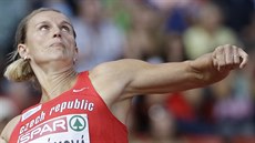 Barbora Špotáková během kvalifikace ME v Curychu Barbora Špotáková během kvalifikace ME v Curychu