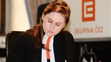 Maďarská šachistka Judit Polgárová Maďarská šachistka Judit Polgárová