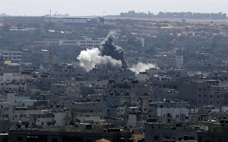 Úder byl prvním od letního konfliktu mezi Izraelem a Hamasem (snímek pochází ze 26.srpna).