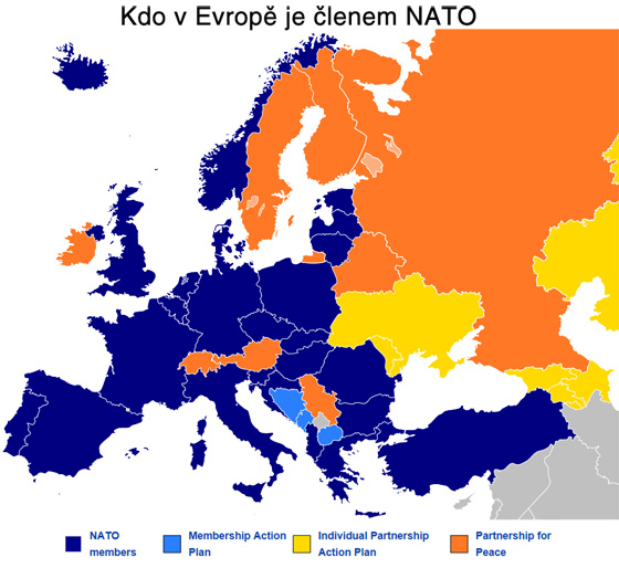 Kdo v Evrop je lenem NATO
