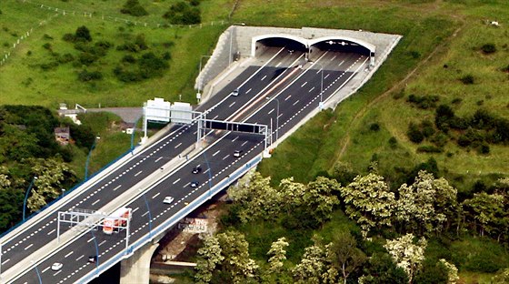 Komoanský tunel je souást jiní ásti Praského okruhu. (Ilustraní snímek)