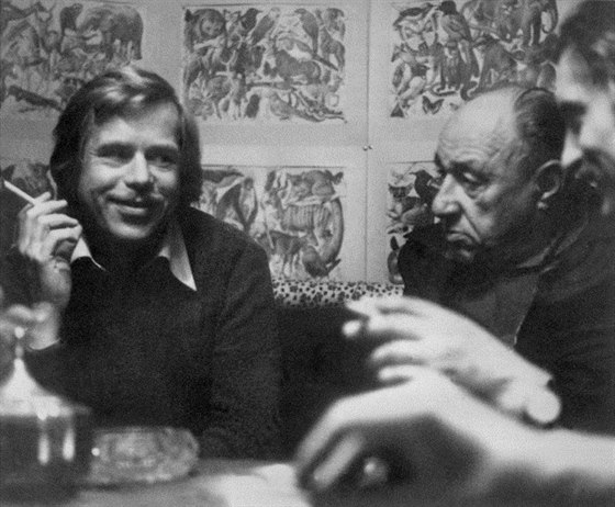 Václav Havel a Frantiek Kriegel