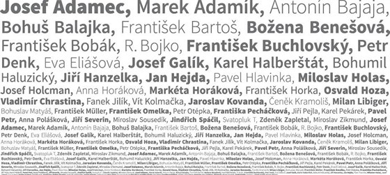 Seznam regionálních autor, které zájemci najdou ve Zlínské literární trnici.