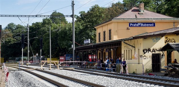Na nádraí Praha - Bubene pestaly v pátek 29. srpna 2014 po tém 170 letech...