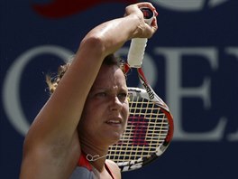Barbora Zhlavov-Strcov v utkn 1. kola US Open.