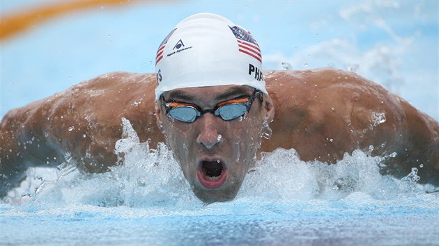 Michael Phelps na Panpacifickm ampiontu v australskm Gold Coastu.