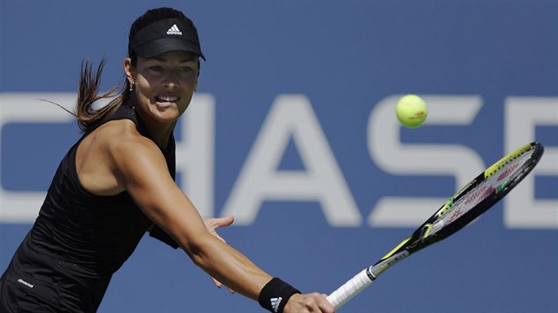 Srbsk tenistka Ana Ivanoviov se utkala ve 2. kole US Open s Karolnou Plkovou.
