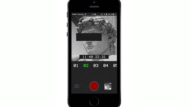 Aplikace SLMMSK pro cenzuru selfies
