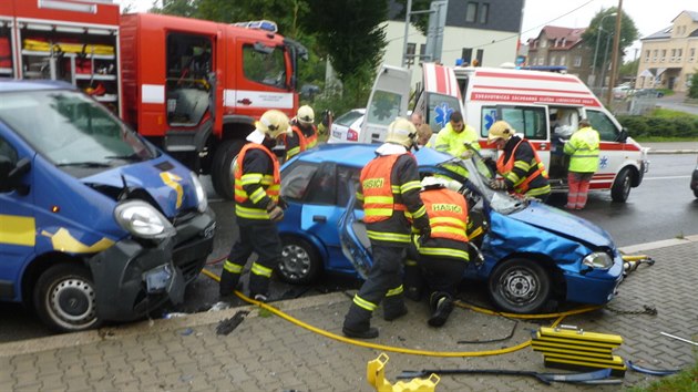 V subaru zstala po stetu s dodvkou zaklnn thotn ena (26. srpna 2014).