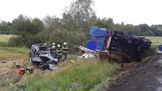 Tragick dopravn nehoda nedaleko Pitna na eskobudjovicku.