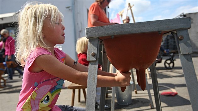 Den pro veejnost na farm Brodinovch v hoilce na Havlkobrodsku.