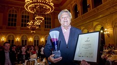 Miroslav Volaík pi pebírání ocenní Vina roku 2014 (21. srpna 2014)