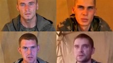 Čtyři zajatí ruští výsadkáři na záběrech zveřejněných ukrajinskou rozvědkou... Čtyři zajatí ruští výsadkáři na záběrech zveřejněných ukrajinskou rozvědkou...