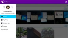Po bezplatné registraci získáte u sluby ZeoSpace 10GB prostor na vae data.