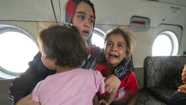 Evakuace Turkem z Amirl (29. srpna 2014).