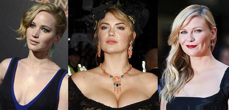 Jennifer Lawrence, Kate Uptonov a Kirsten Dunstov