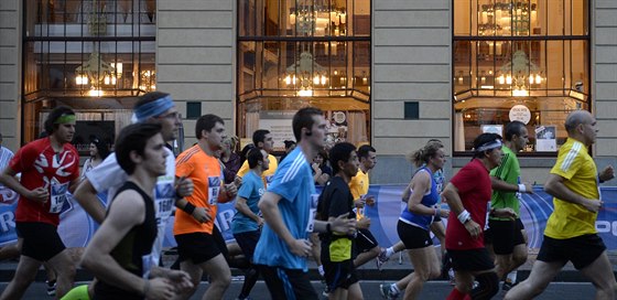 Momentka z mezinárodního beckého závodu na 10 km Birell Grand Prix Praha,...