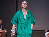 Kanadsk umlec model Rick Genest, pezdvan Zombie Boy, na pehldce