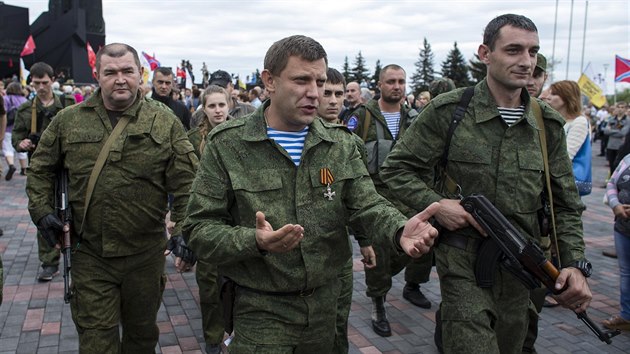 Oleksandr Zacharenko (uprosted), premiér samozvané Doncké lidové republiky,...