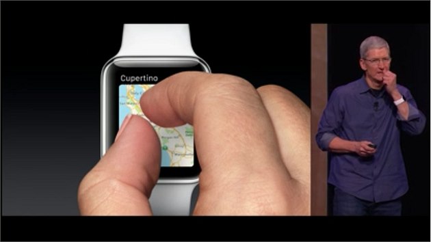 Chytré hodinky Apple Watch, které pedstavil éf spolenosti Tim Cook na...