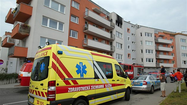 V brnnsk ulici ansk vyhoel byt (7. zi 2014).