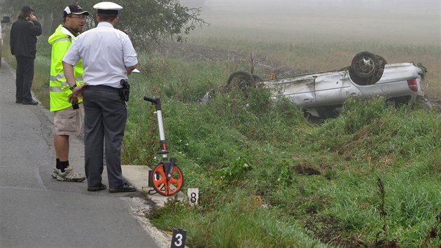 Tragick dopravn nehoda mezi Radicemi a Malesicemi.