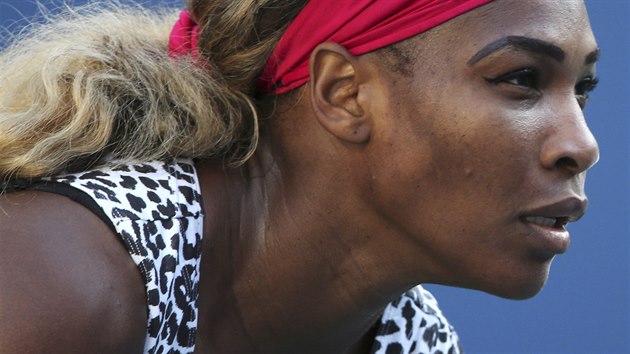 Serena Williamsov bhem finle US Open