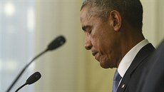 Americký prezident Barack Obama hovoí v Estonsku o smrti novináe Sotloffa,...