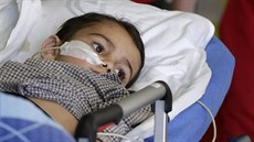 Ptiletý Ashya King pijel v pondlí 8.záí 2014 do motolské nemocnice.