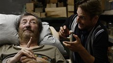 Bolek Polívka s režisérem Slávkem Horákem při natáčení nového filmu Domácí péče Bolek Polívka s režisérem Slávkem Horákem při natáčení nového filmu Domácí péče