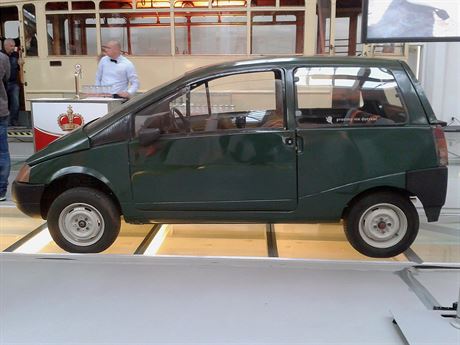 Prototyp Beskid vychzejc z polskho Fiatu 126p. Technick a dopravn muzeum...