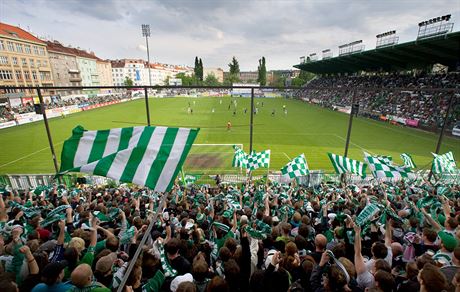 olíek, domácí stadion klubu Bohemians 1905